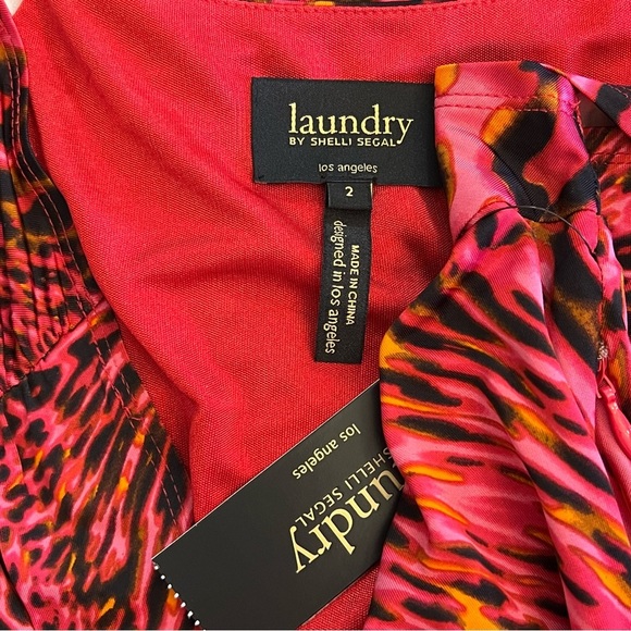 Laundry by Shelli Segal V-neck jersey short sleeves dress - Picture 8 of 16